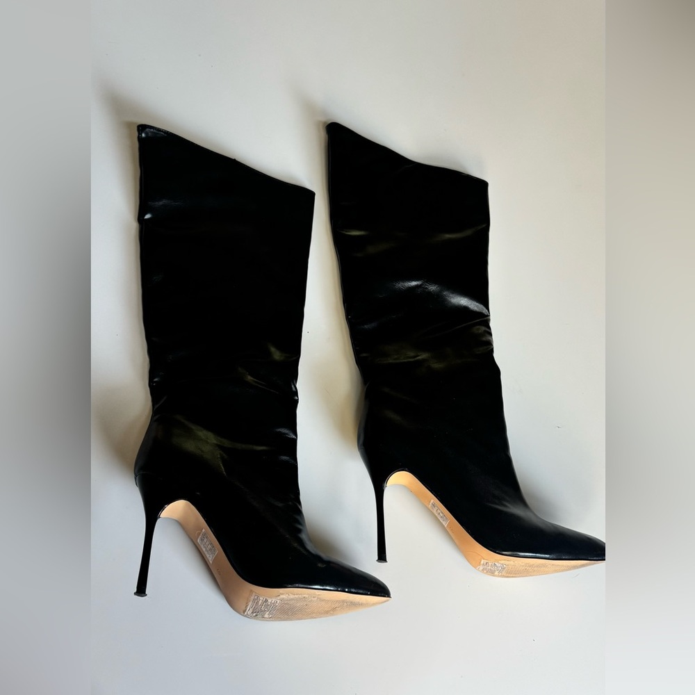 Forever 21 Black Heeled Boots